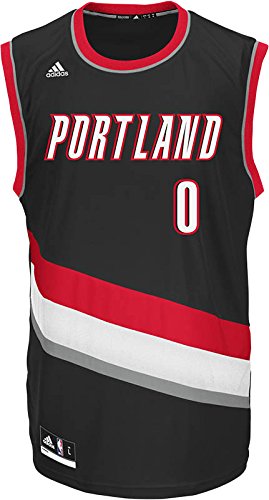 Adidas Portland Trail Blazers Damian Lillard Swingman NBA Jersey Mens L  Large