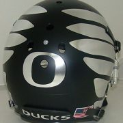 NCAA-Oregon-Ducks-Wing-Matte-Black-Replica-Helmet-One-Size-White-0-1